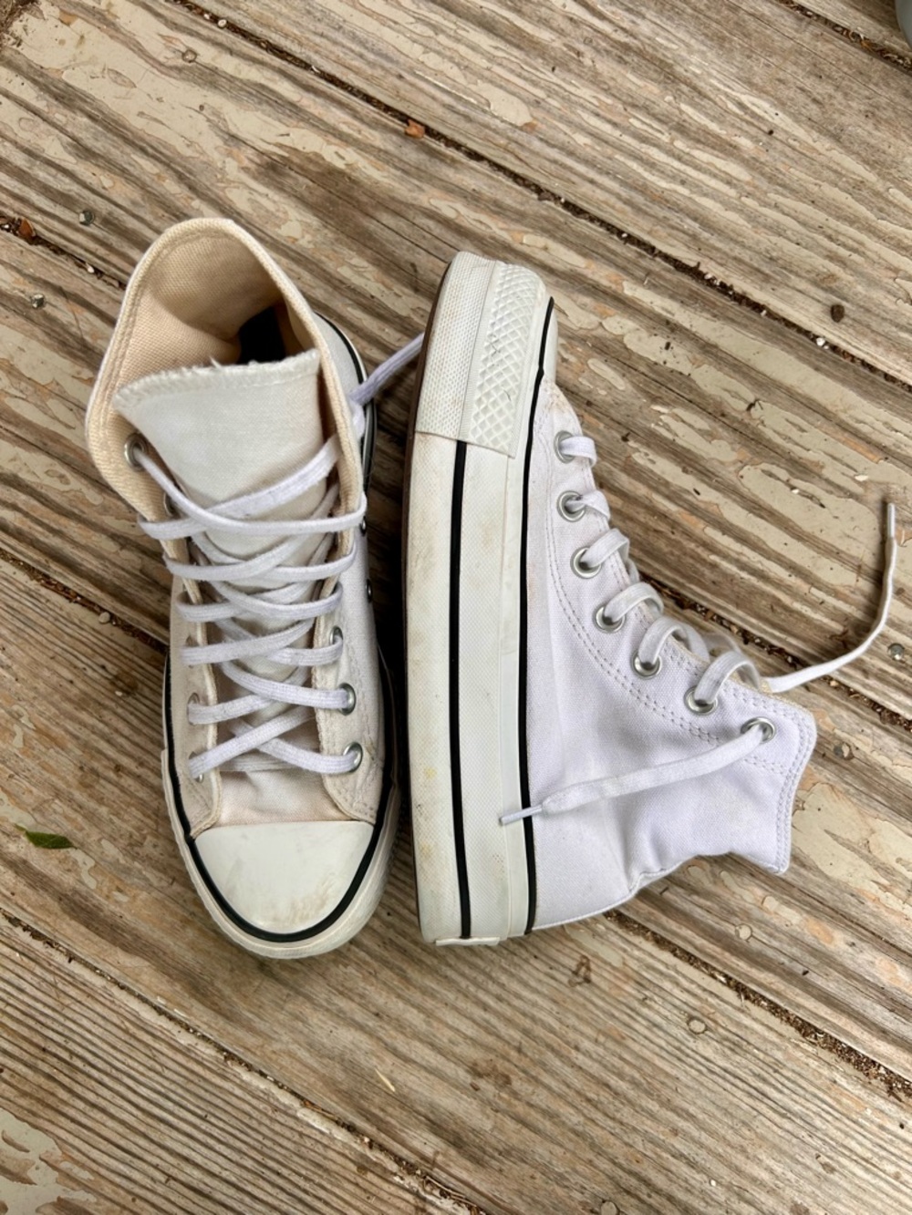 Converse ALL STAR Chuck Taylor High-Top Platform Sneakers - Picture 4 of 7